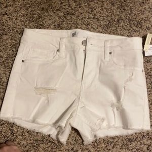 Brand new white shorts